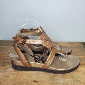 OTBT 'Gelestal' Women's Sandals in Copper Size 9